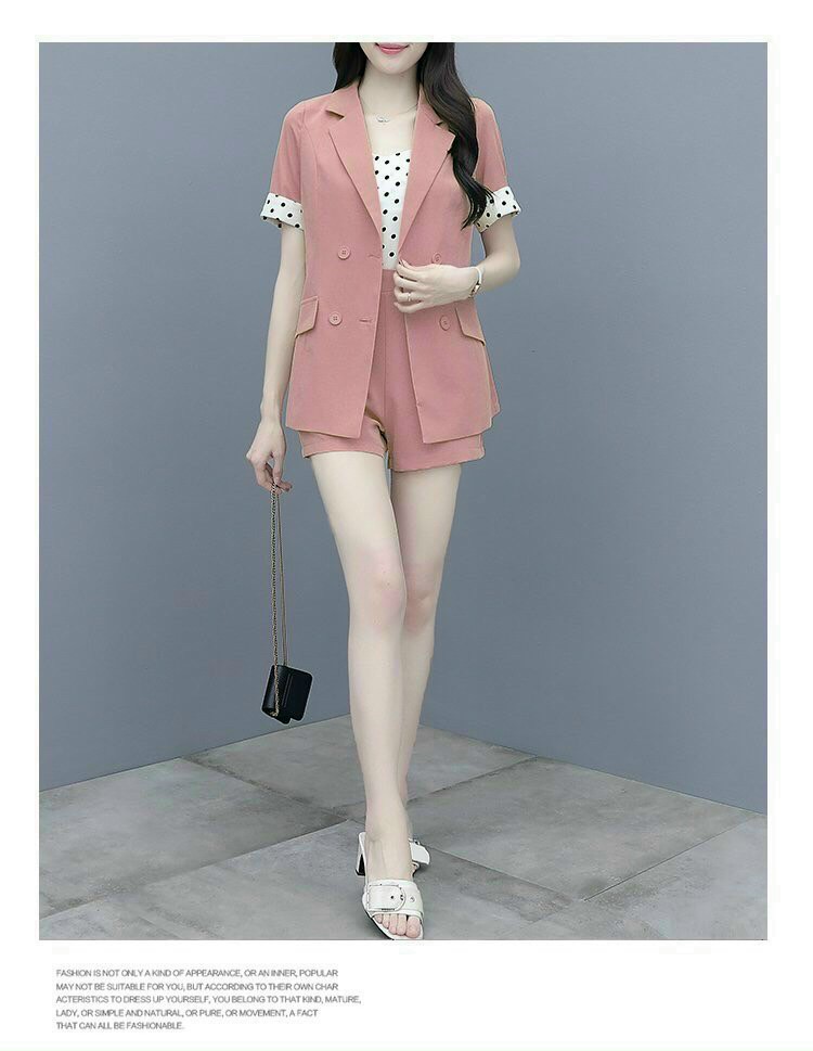 SET VEST SHORT PHỐI BI 3 MÓN CAO CẤP- VN70
